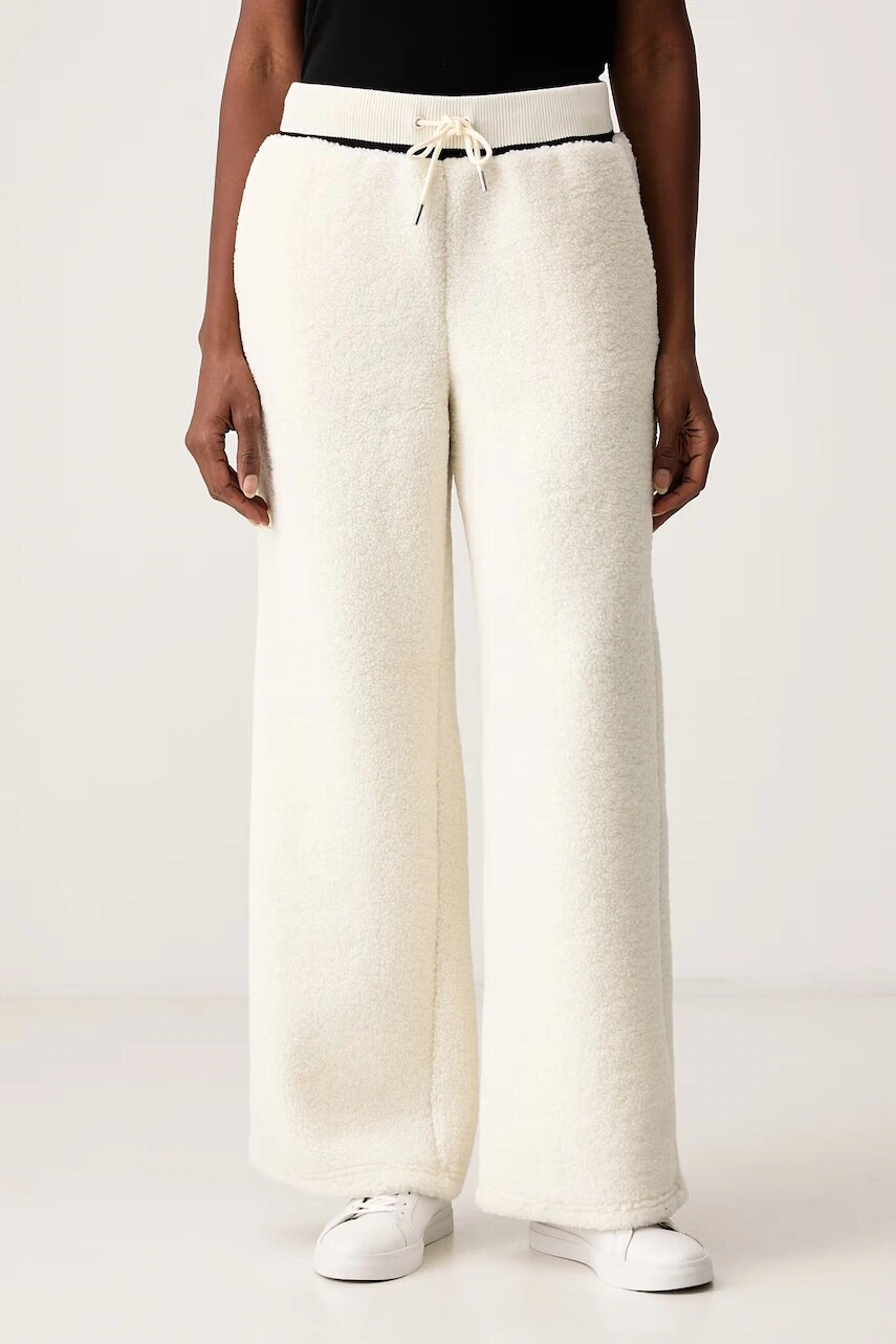 Karl Lagerfeld pantaloni de trening pentru femei din polar