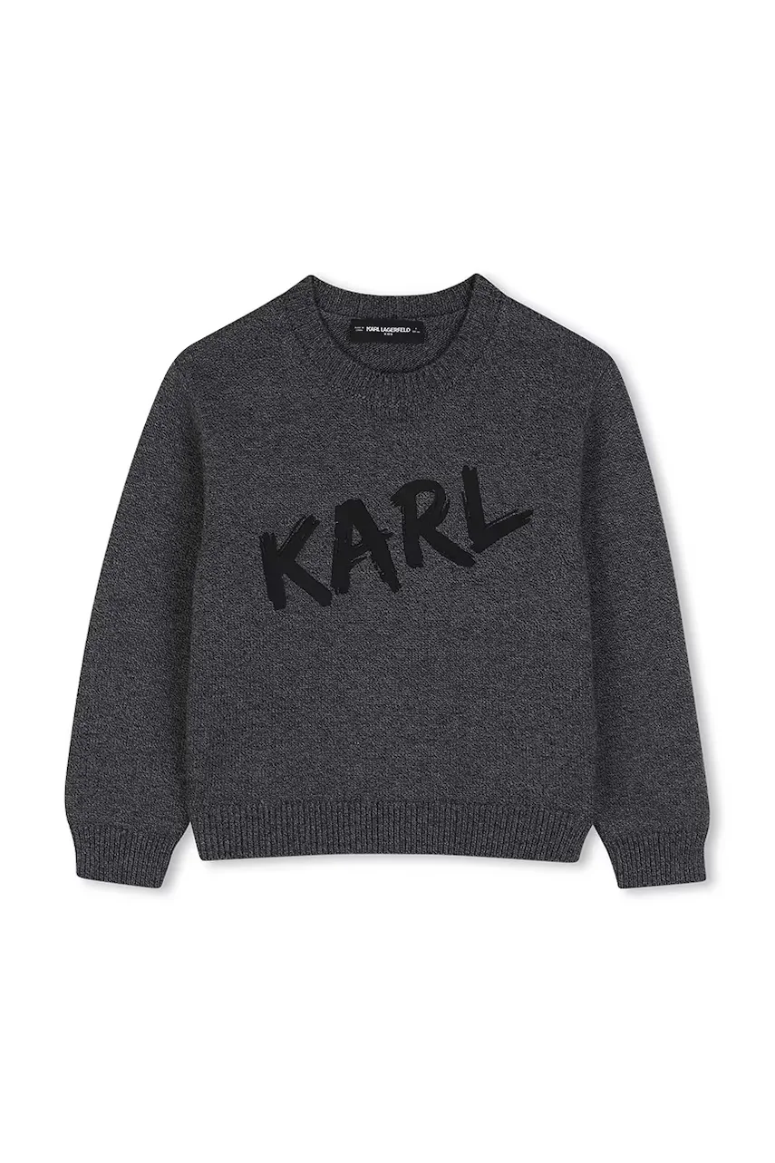 Karl Lagerfeld pulover pentru copii cu amestec de lână