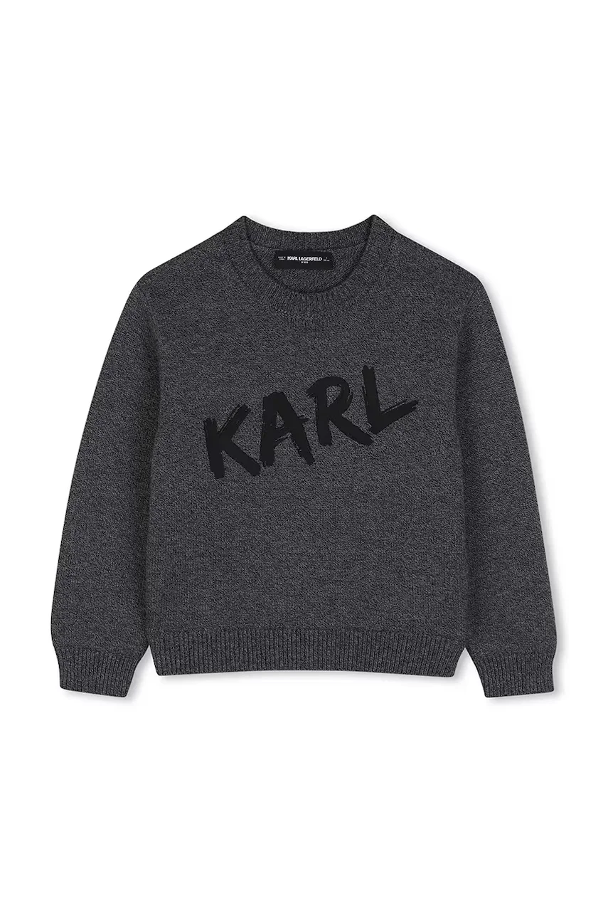 Karl Lagerfeld pulover pentru copii cu lână