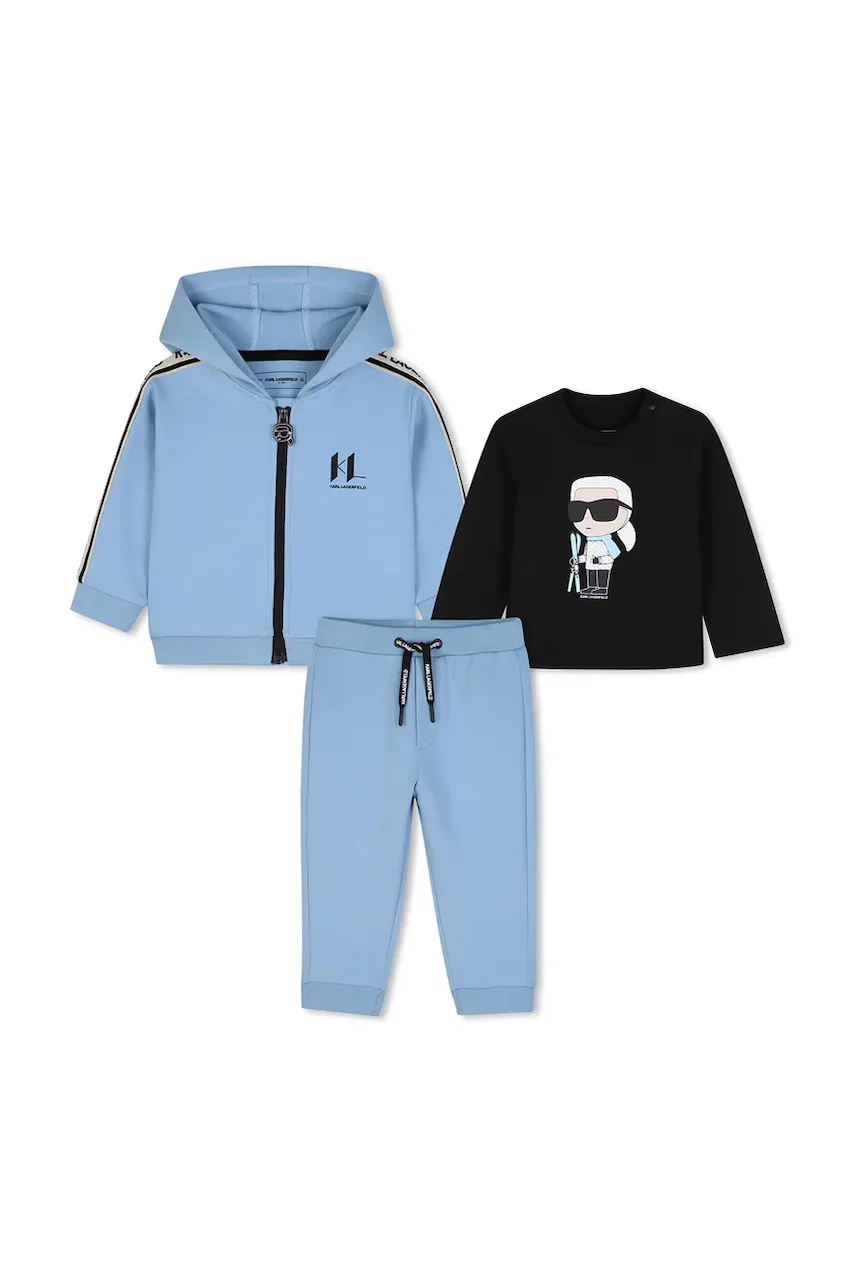 Karl Lagerfeld set de trening pentru copii cu bumbac