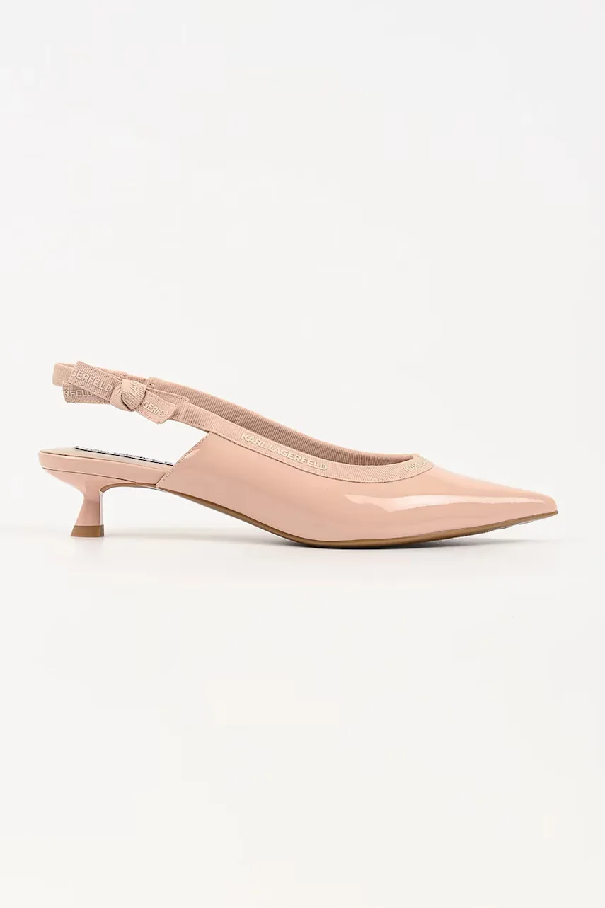 Karl Lagerfeld stiletto din piele Pasha