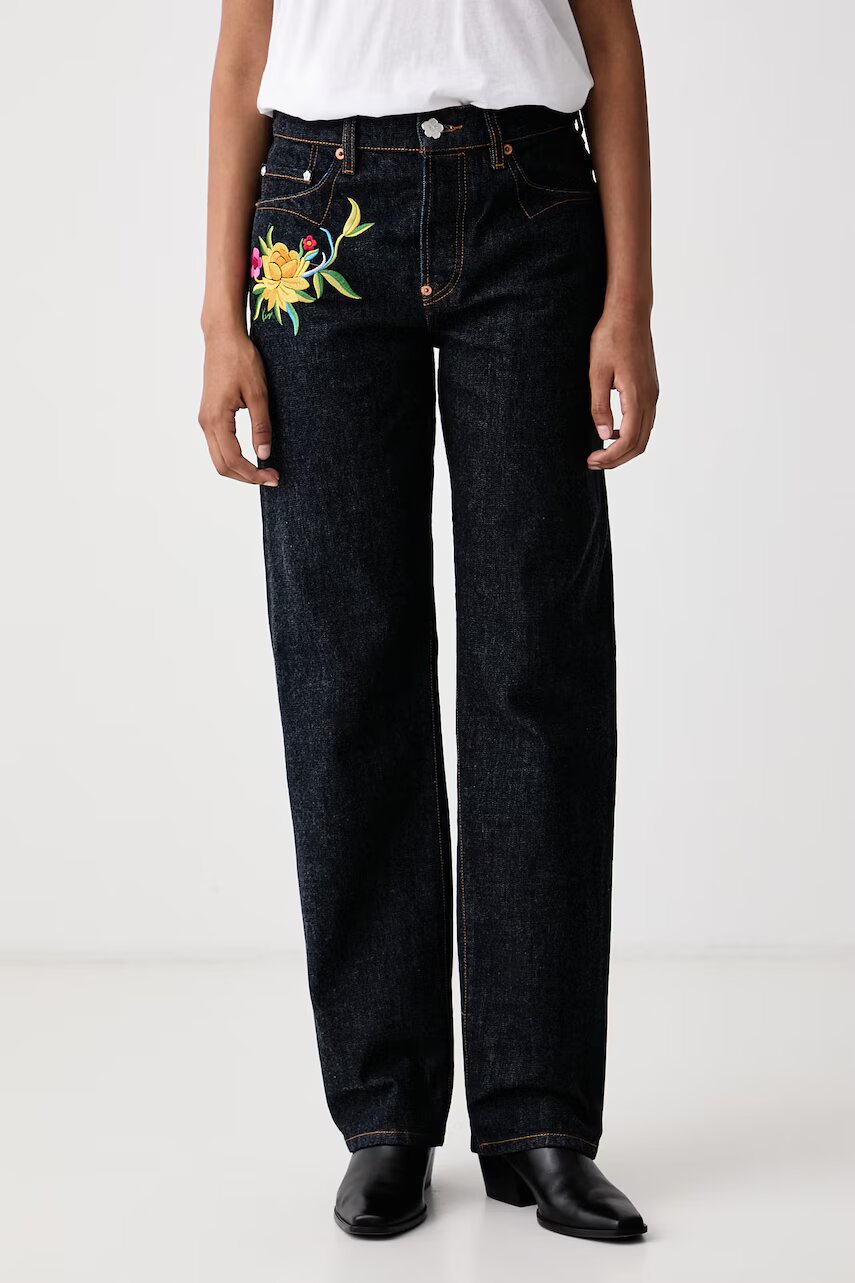 Kenzo blugi straight pentru femei