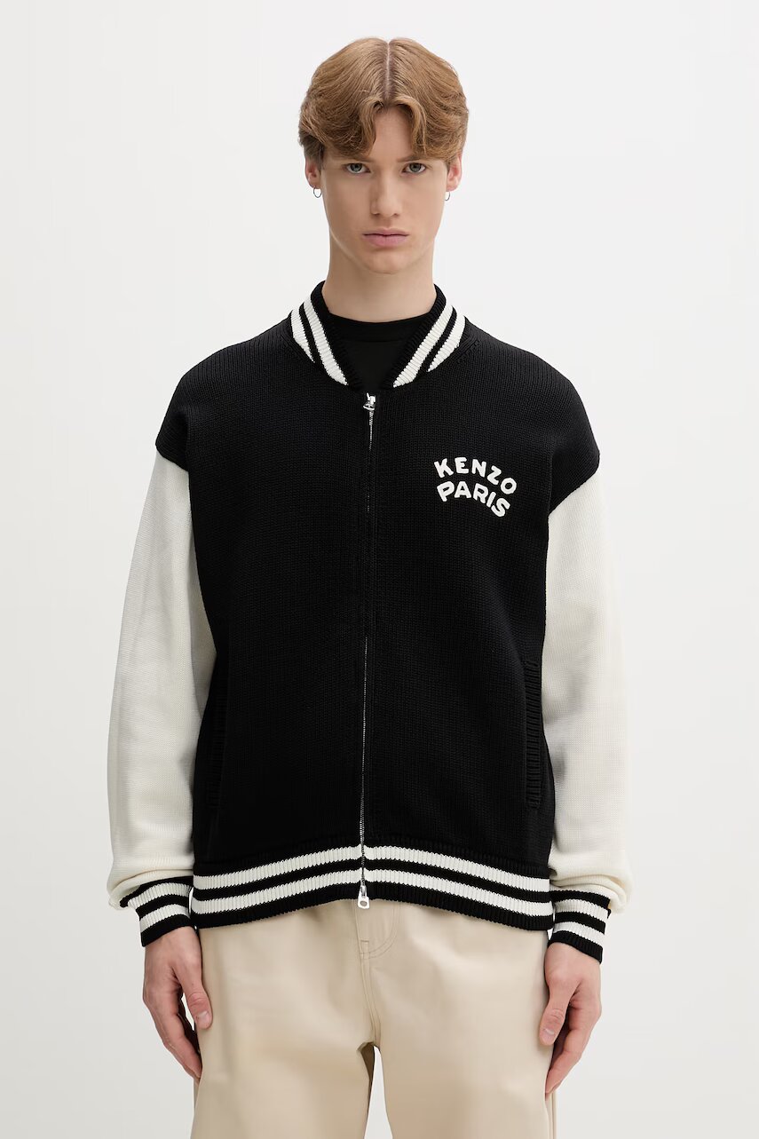 Kenzo cardigan pentru bărbați cu bumbac