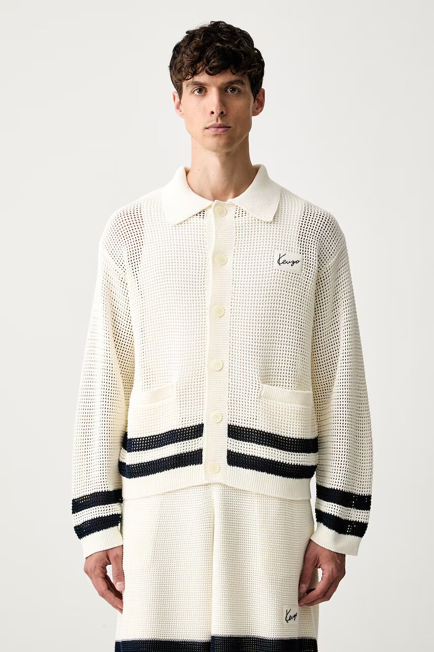 Kenzo cardigan pentru bărbați cu bumbac