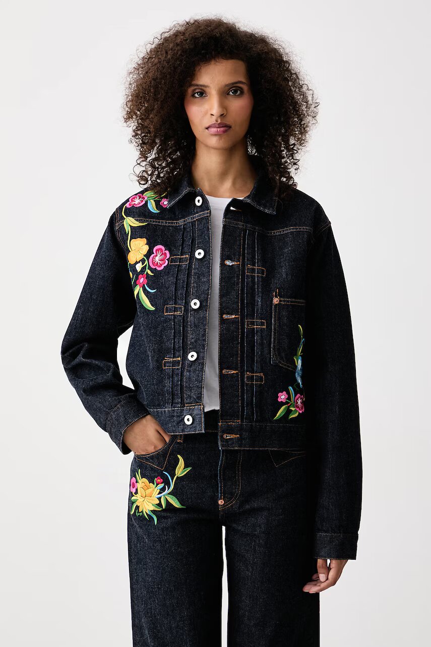 Kenzo geacă de tranziție pentru femei din denim