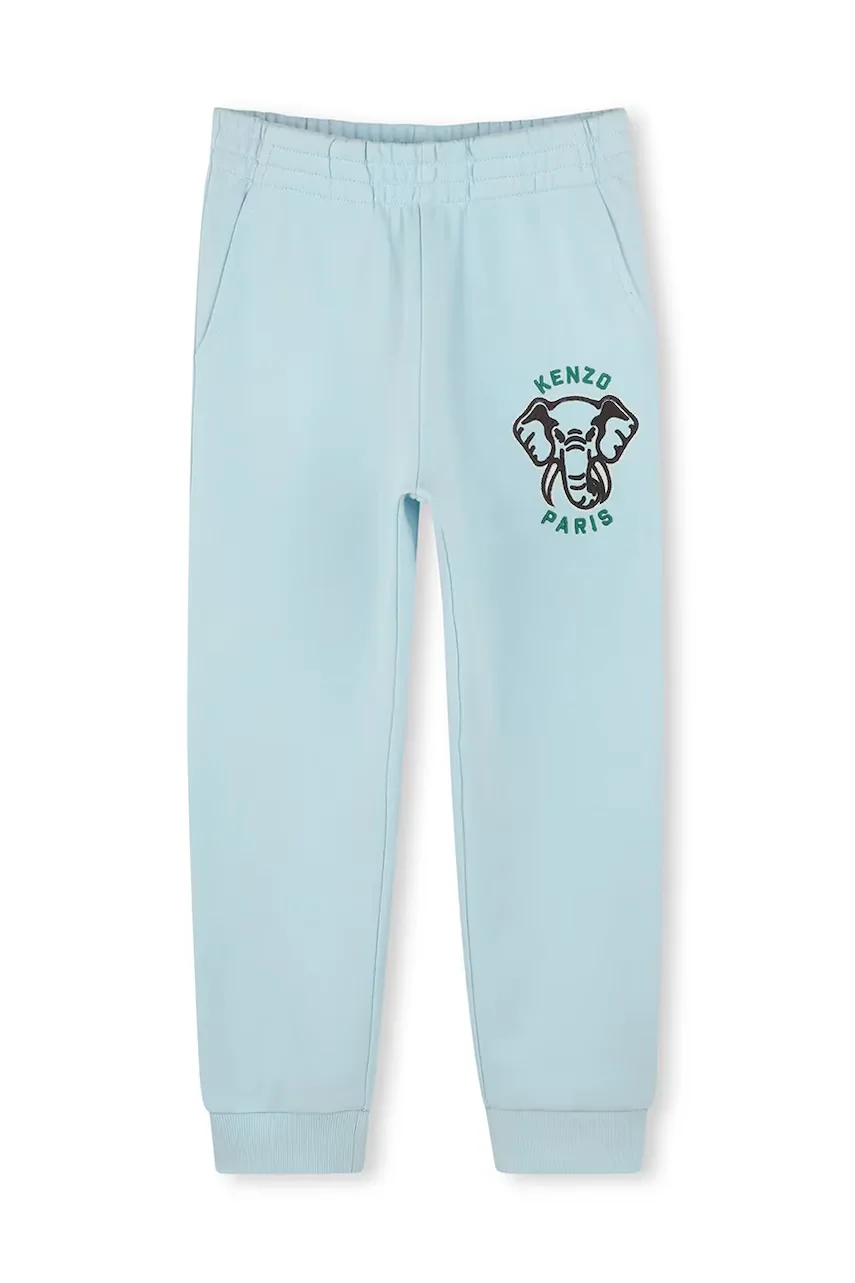 Kenzo kids pantaloni de trening din bumbac pentru copii
