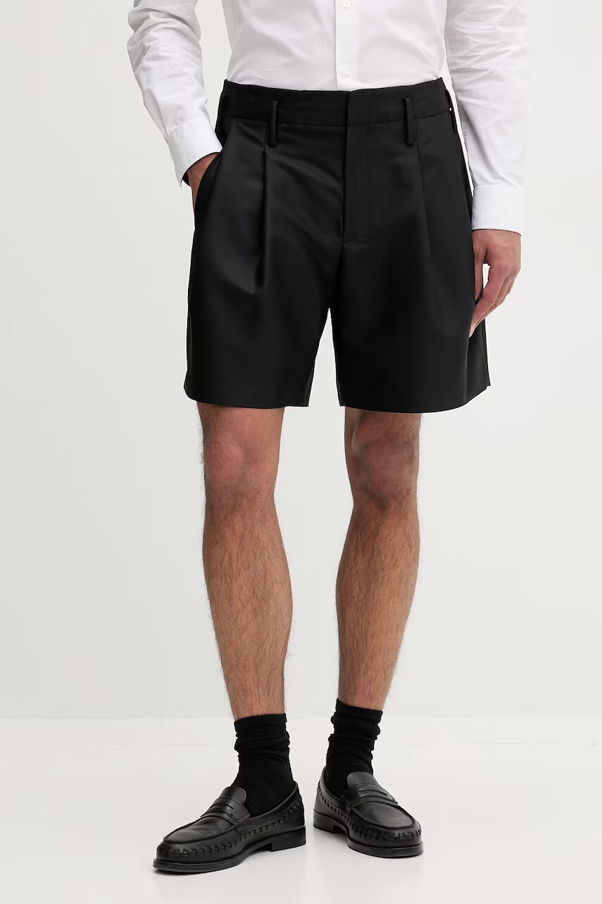 Kenzo pantaloni scurți pentru bărbați cu lână