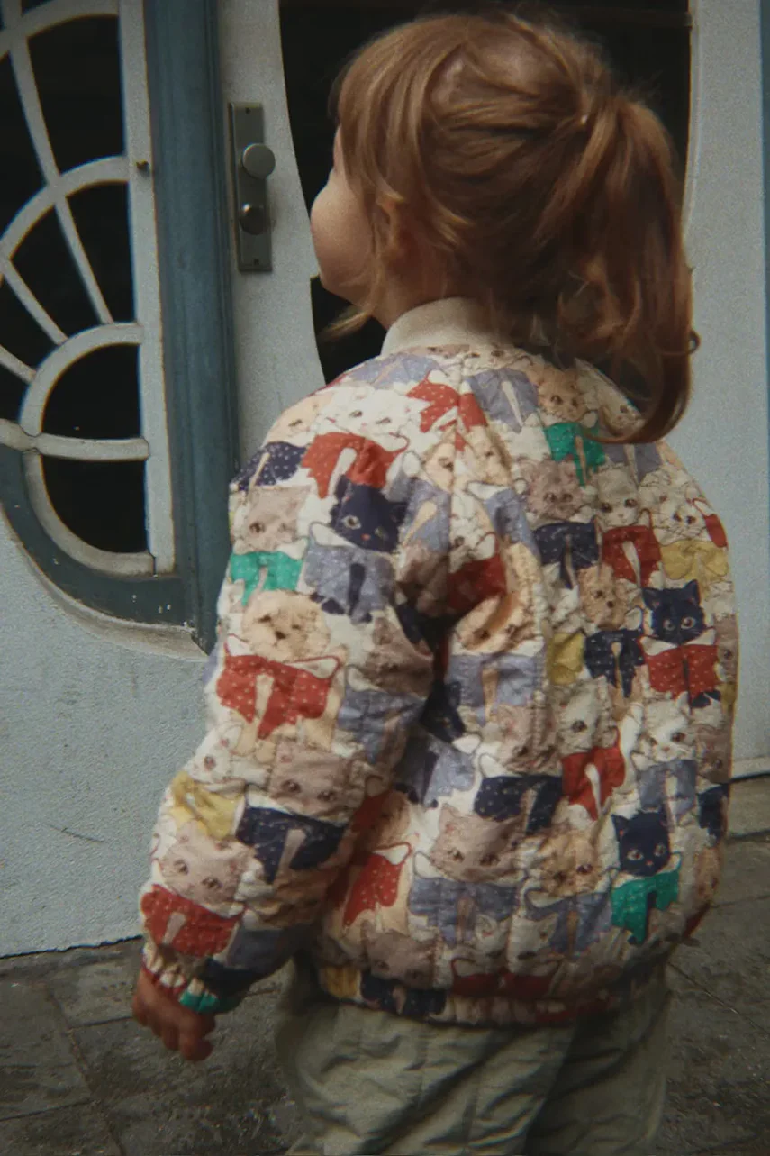 Konges Sløjd geacă bomber pentru copii JUNO PRINTED BOMBER JACKET