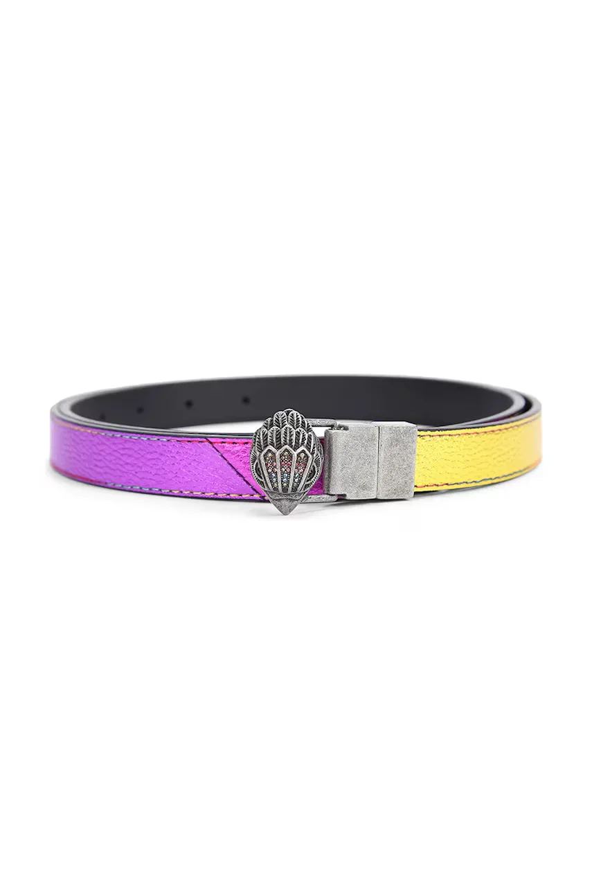 Kurt Geiger London curea reversibilă pentru femei din piele Eagle Belt