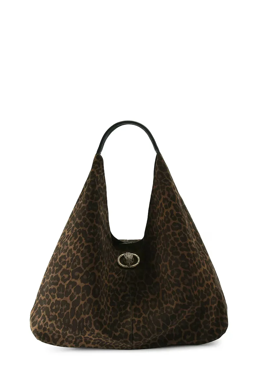 Kurt Geiger London geantă shopper pentru femei din piele întoarsă CHELSEA LG SLOUCH HOBO