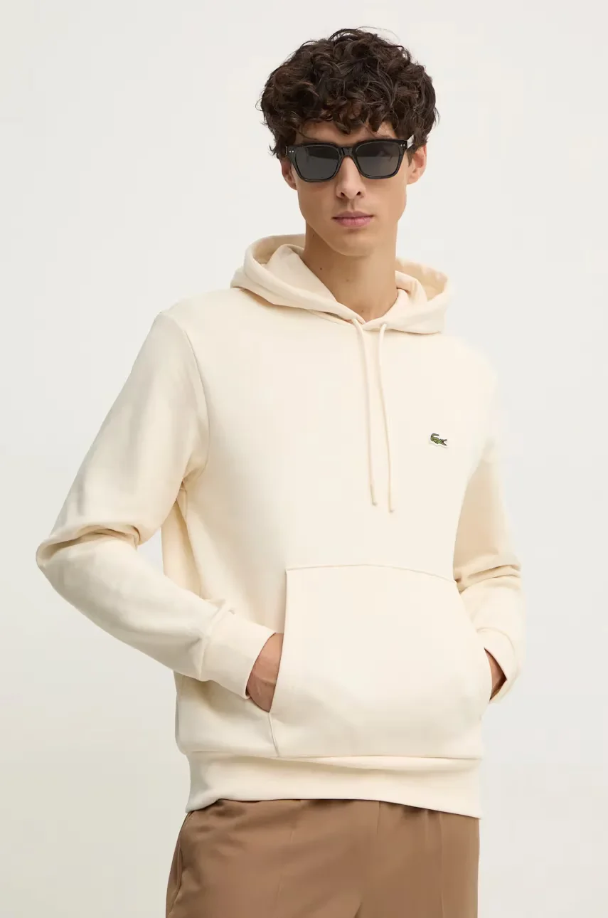 Lacoste hanorac cu glugă din bumbac