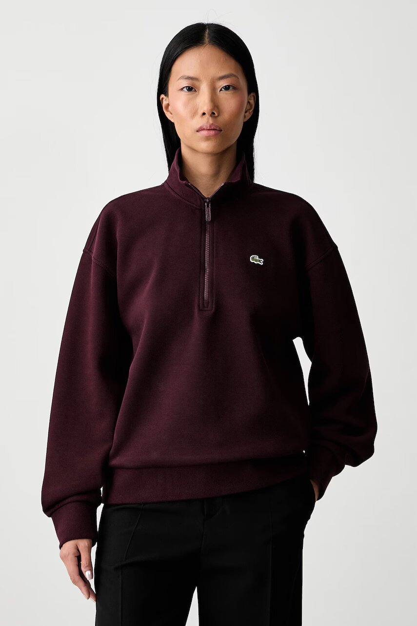 Lacoste hanorac pentru femei cu bumbac