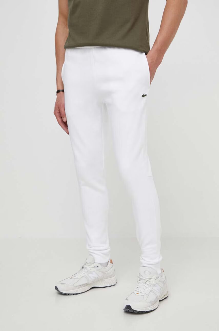 Lacoste pantaloni de trening bărbați cu bumbac