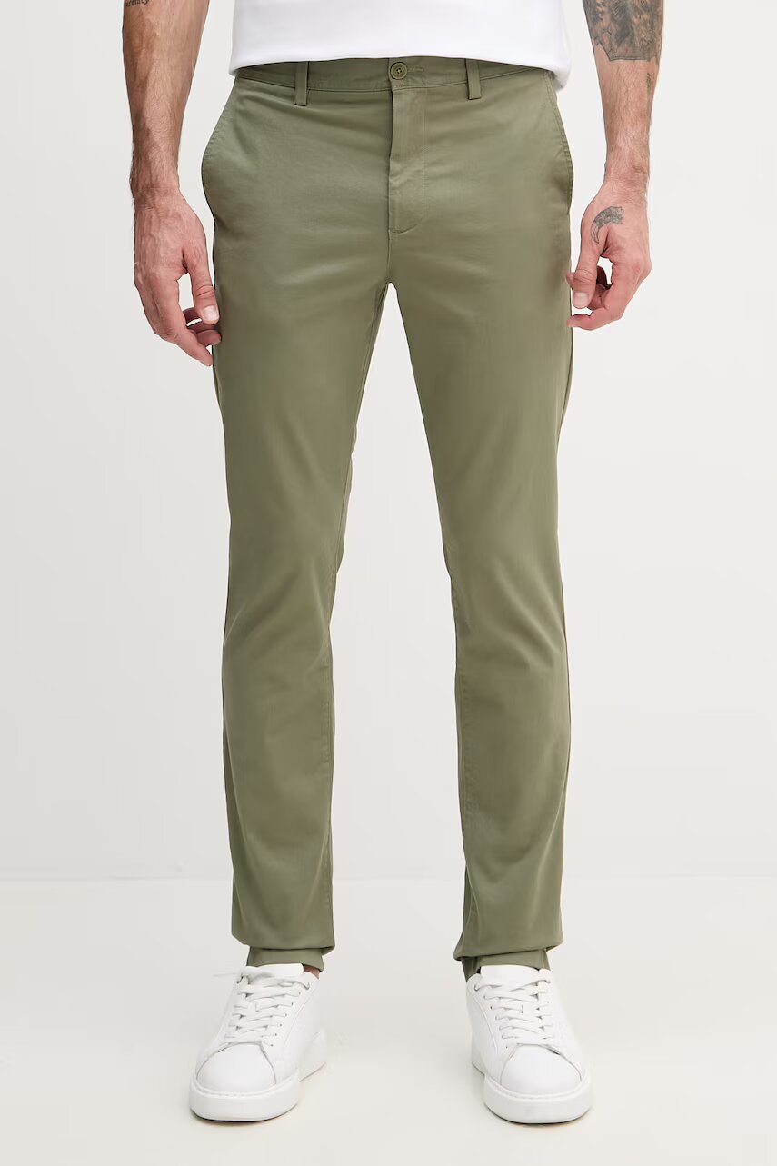Lacoste pantaloni regular pentru bărbați din bumbac cu elastan