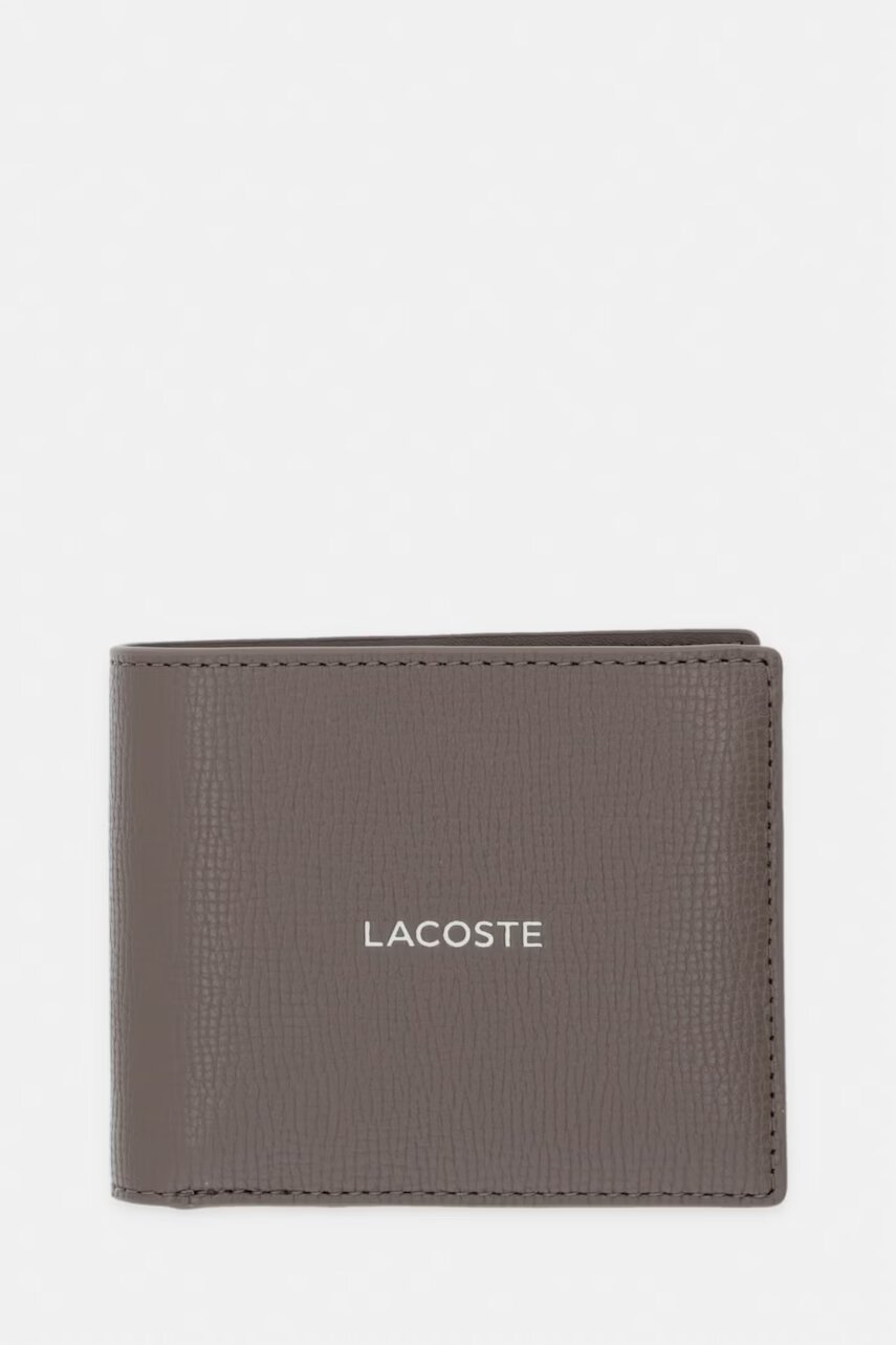 Lacoste portofel RFID pentru bărbați din piele