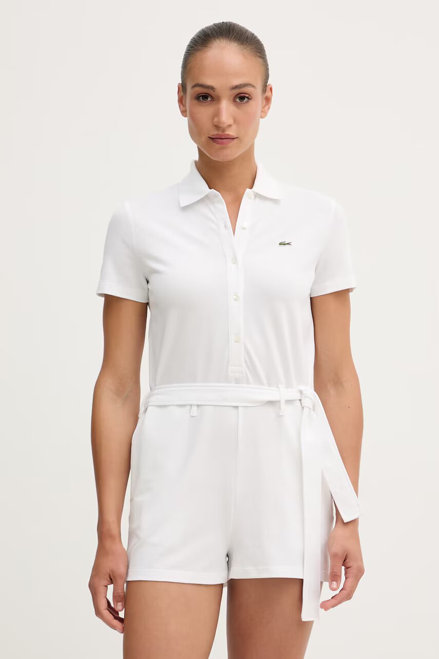 Lacoste salopetă pentru femei din bumbac cu elastan