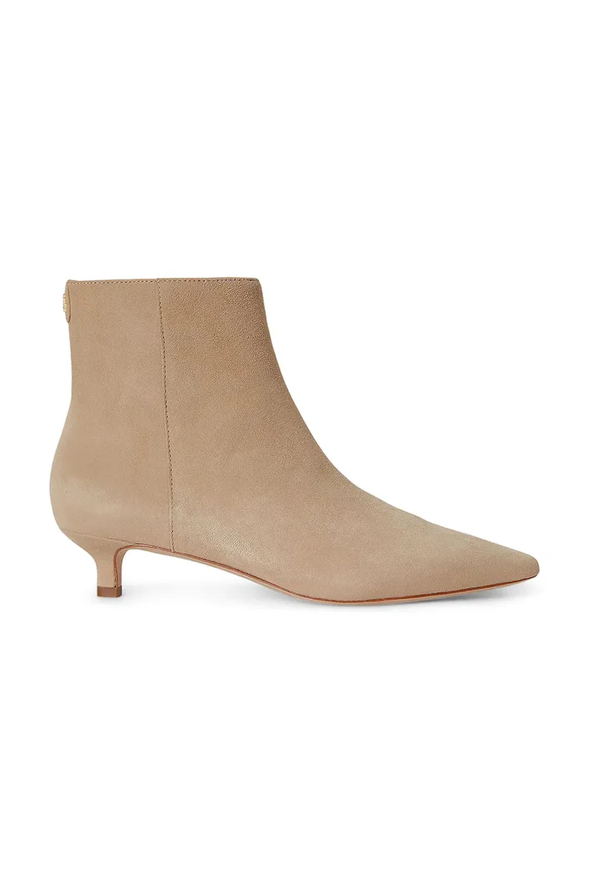 Lauren Ralph Lauren botine pentru femei din piele întoarsă Frncsa Bt Hl