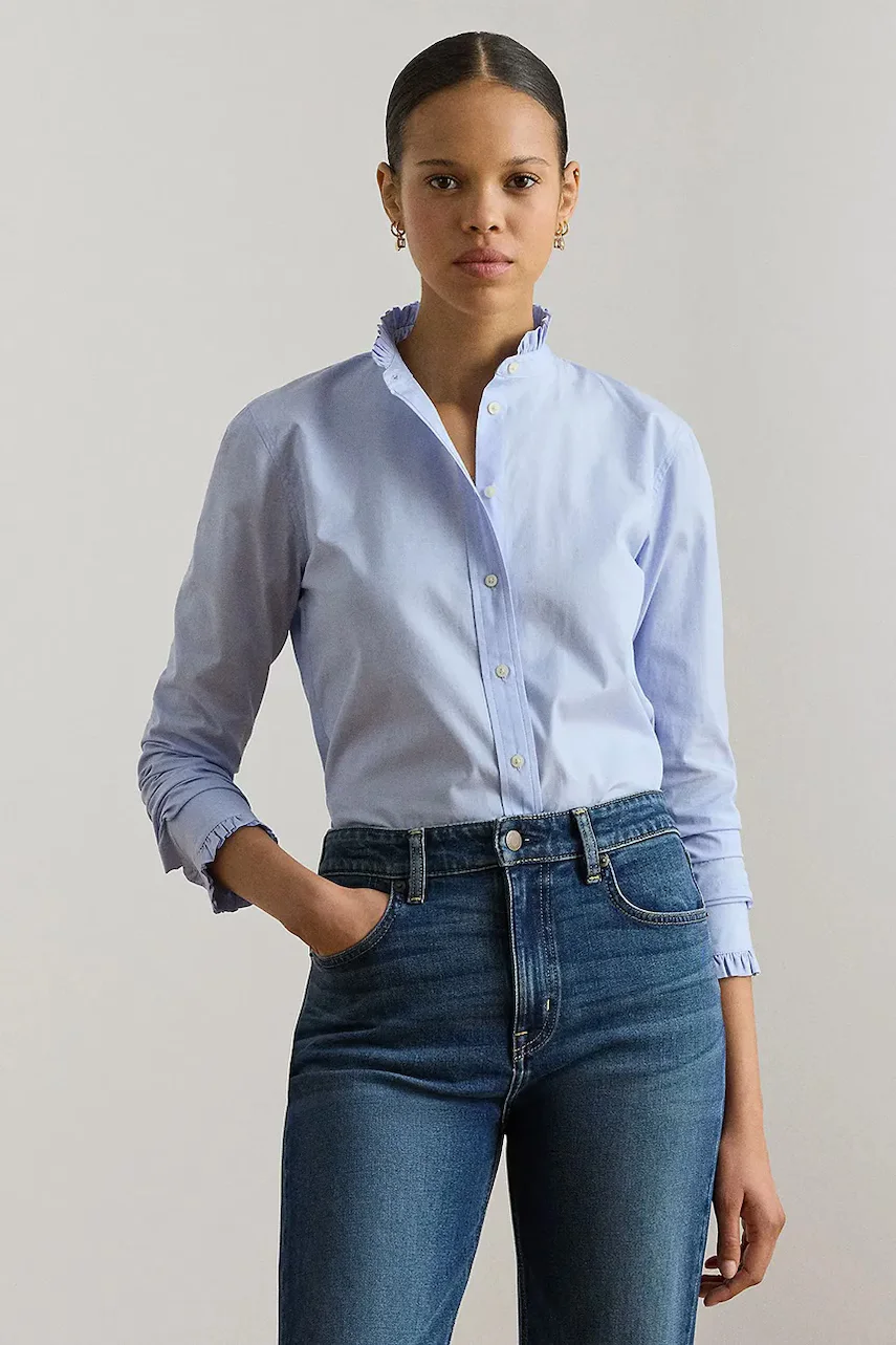 Lauren Ralph Lauren cămașă pentru femei din bumbac