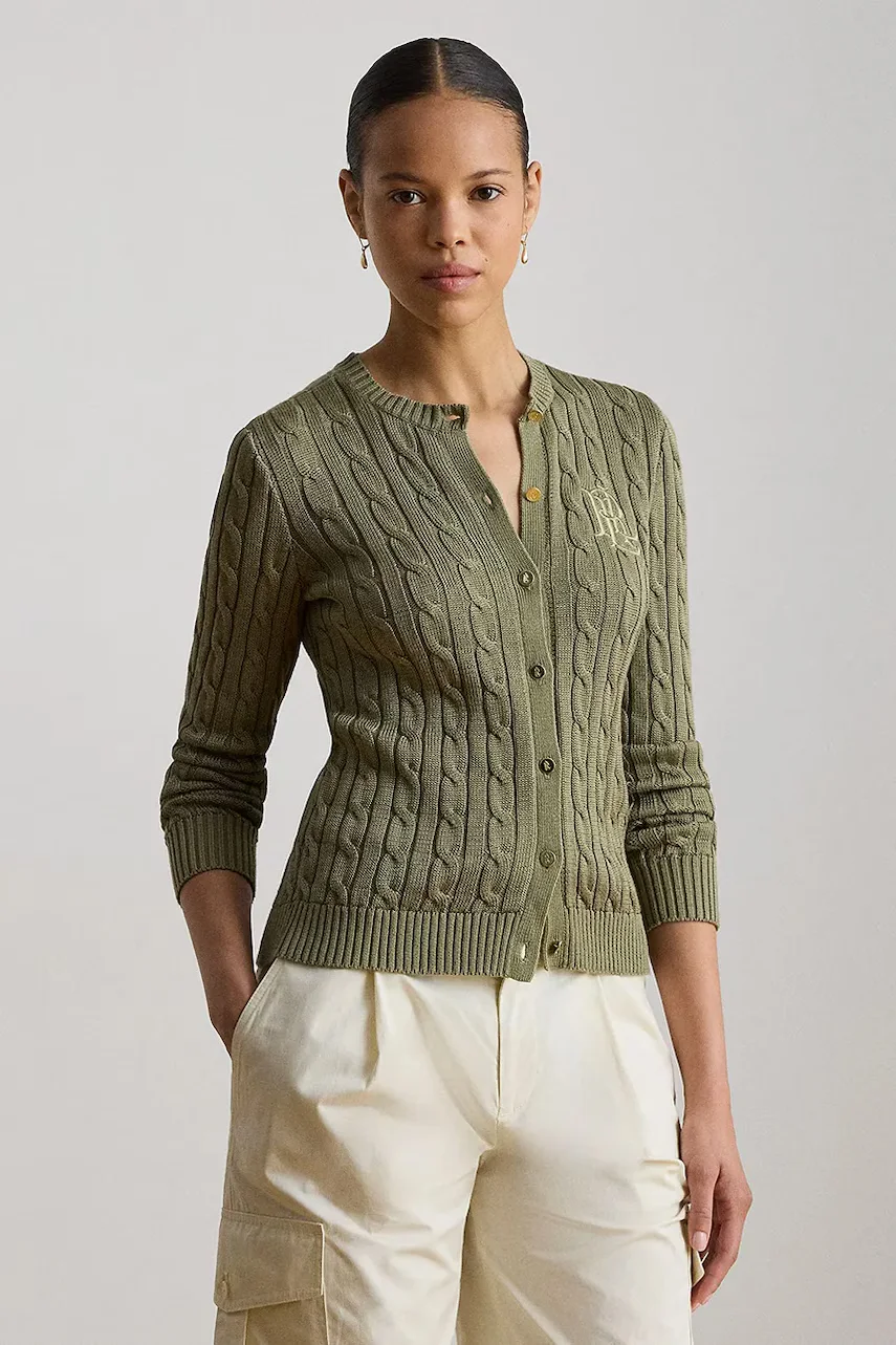Lauren Ralph Lauren cardigan pentru femei cu bumbac
