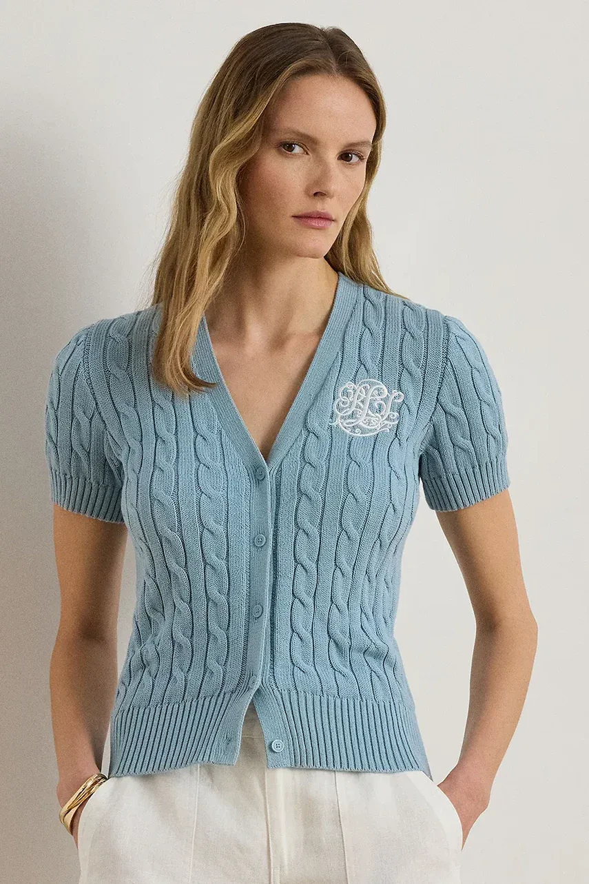 Lauren Ralph Lauren cardigan pentru femei din bumbac