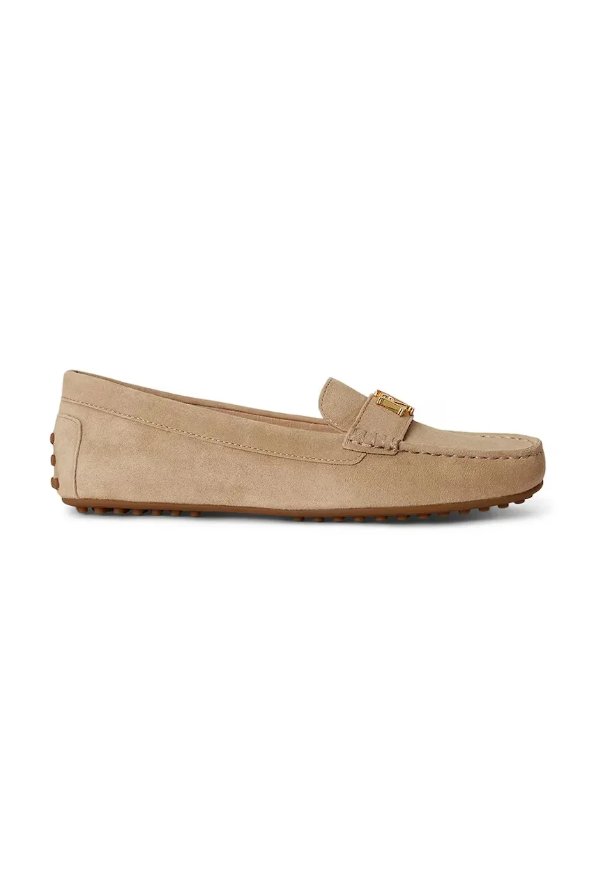 Lauren Ralph Lauren mocasini pentru femei din piele întoarsă Barnsbury
