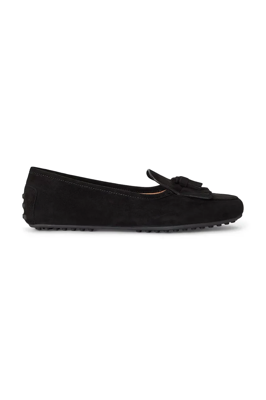 Lauren Ralph Lauren mocasini pentru femei din piele întoarsă Tayte Klt