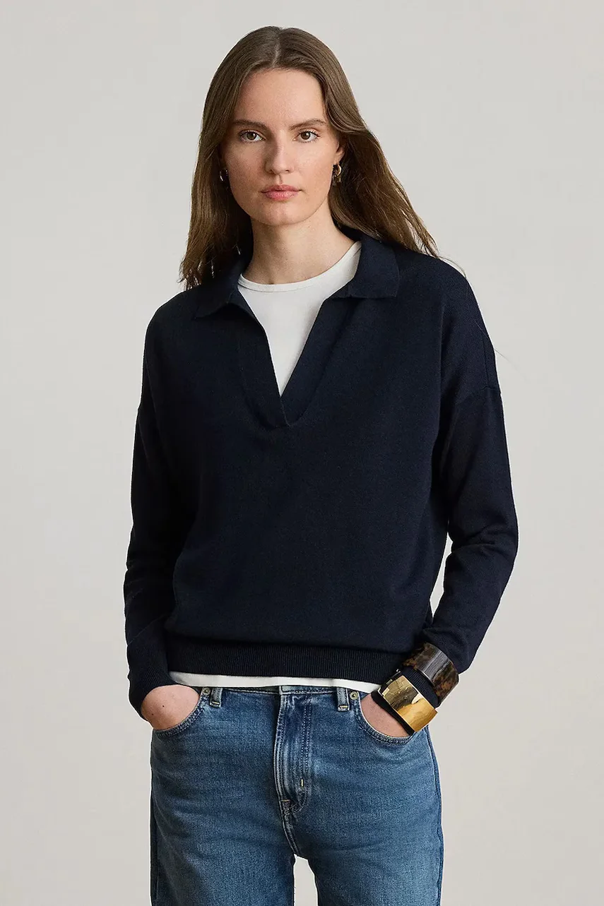 Lauren Ralph Lauren pulover pentru femei cu bumbac