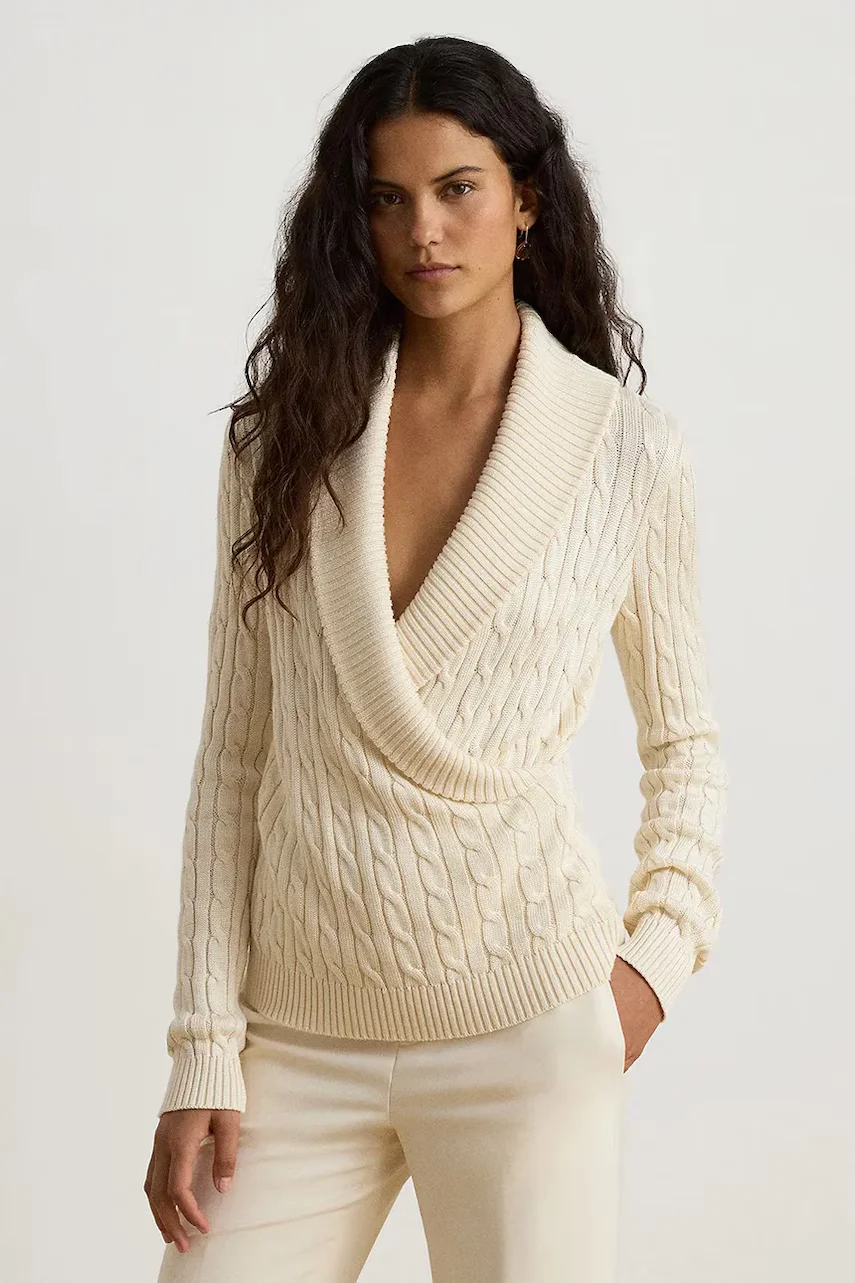Lauren Ralph Lauren pulover pentru femei cu bumbac