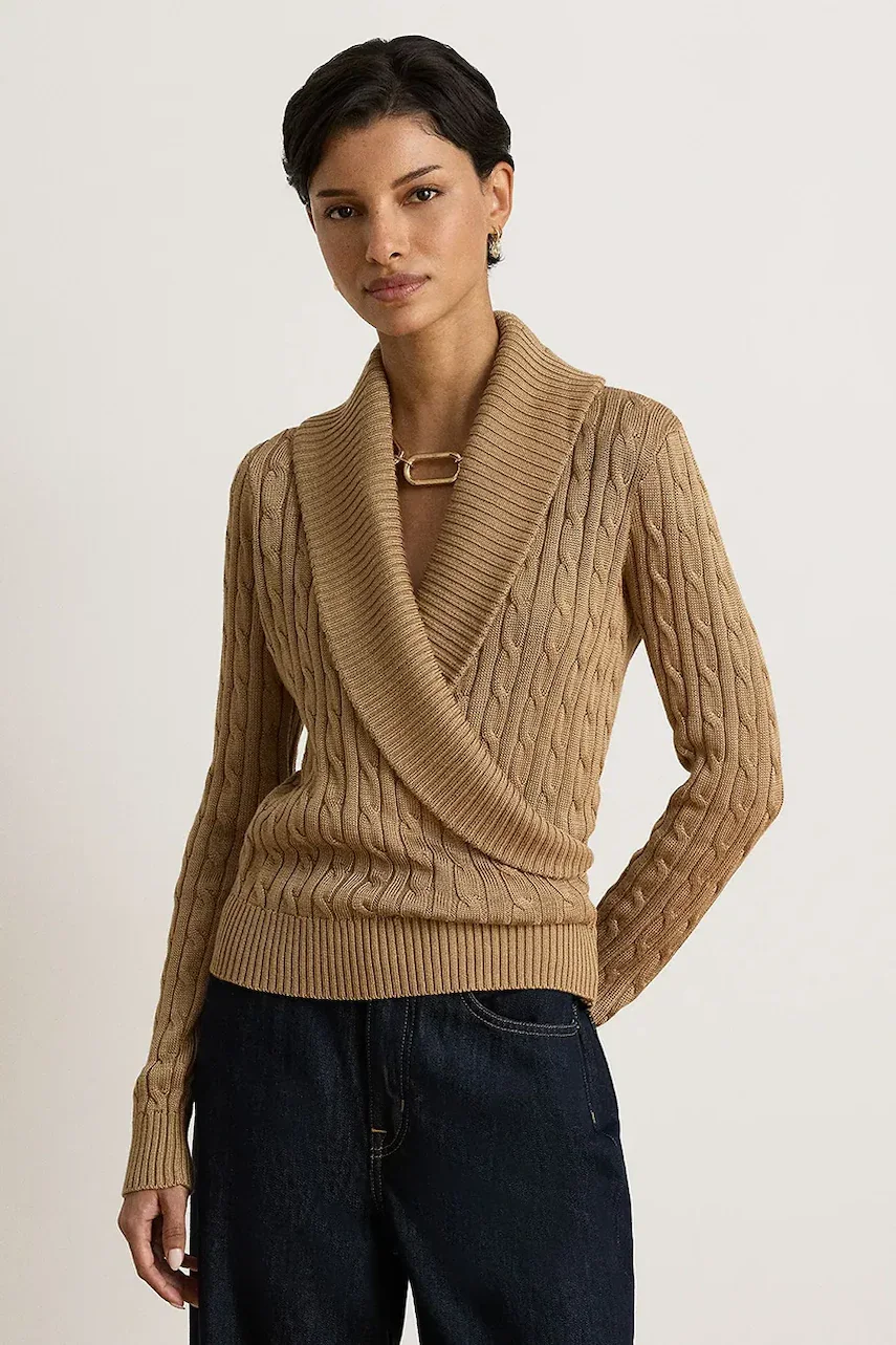 Lauren Ralph Lauren pulover pentru femei cu bumbac