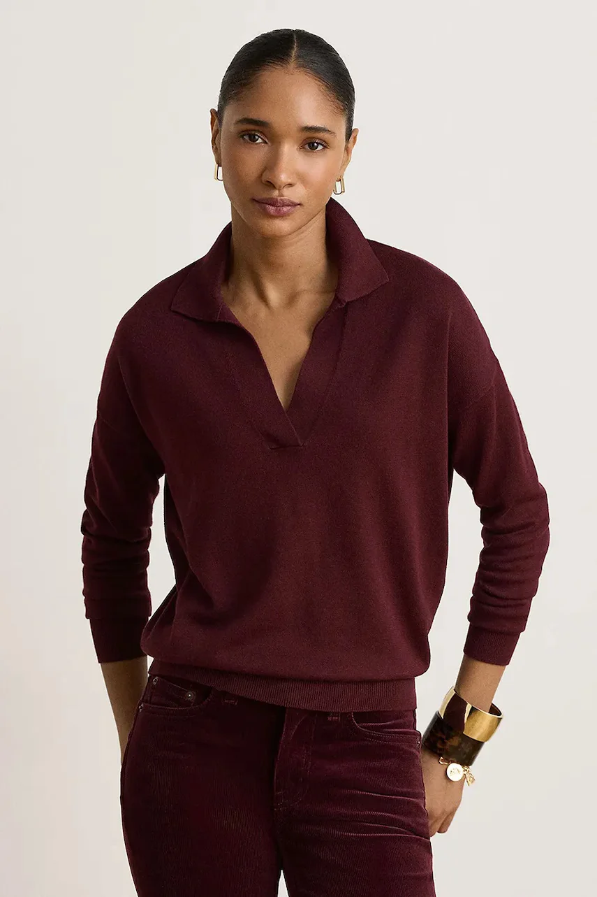 Lauren Ralph Lauren pulover pentru femei cu bumbac