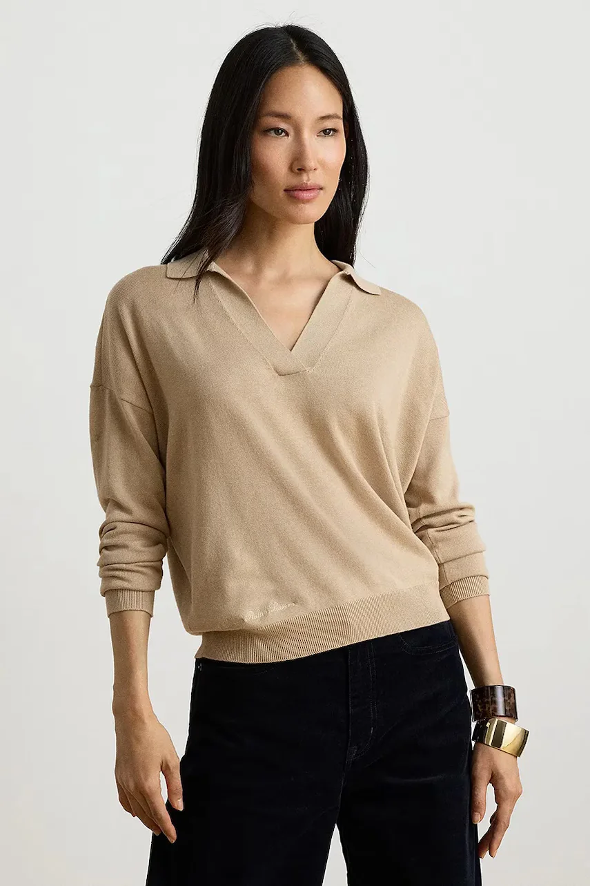 Lauren Ralph Lauren pulover pentru femei cu bumbac