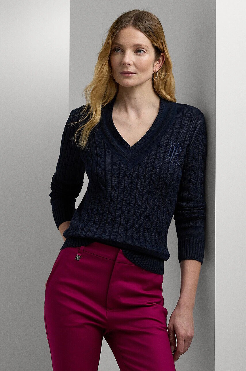 Lauren Ralph Lauren pulover pentru femei cu bumbac