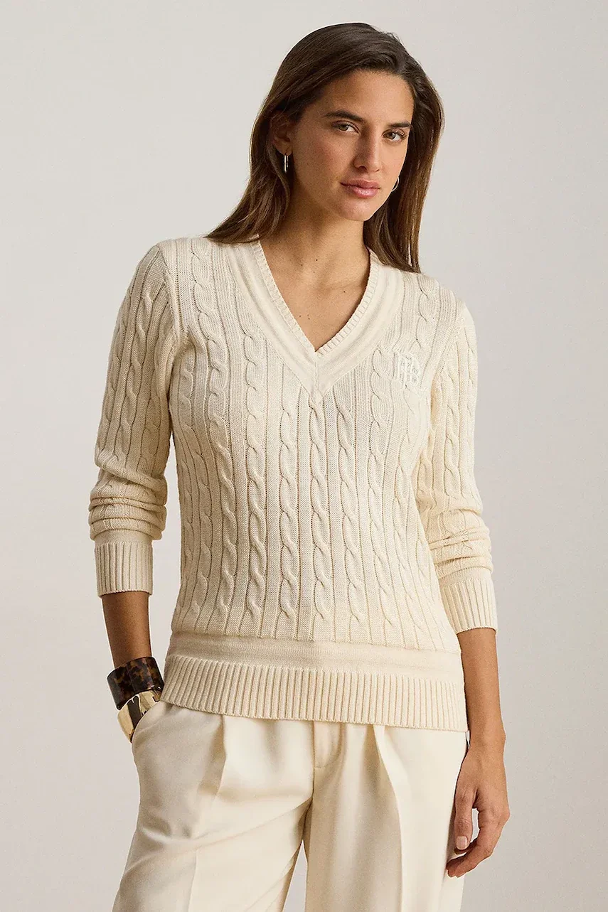 Lauren Ralph Lauren pulover pentru femei cu bumbac