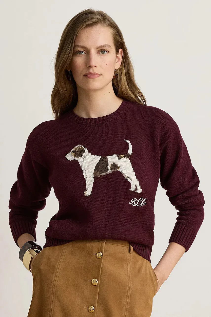 Lauren Ralph Lauren pulover pentru femei din bumbac