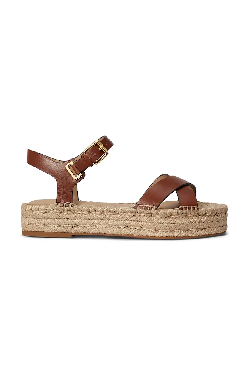 Lauren Ralph Lauren sandale cu platformă pentru femei din Piele Emeryn