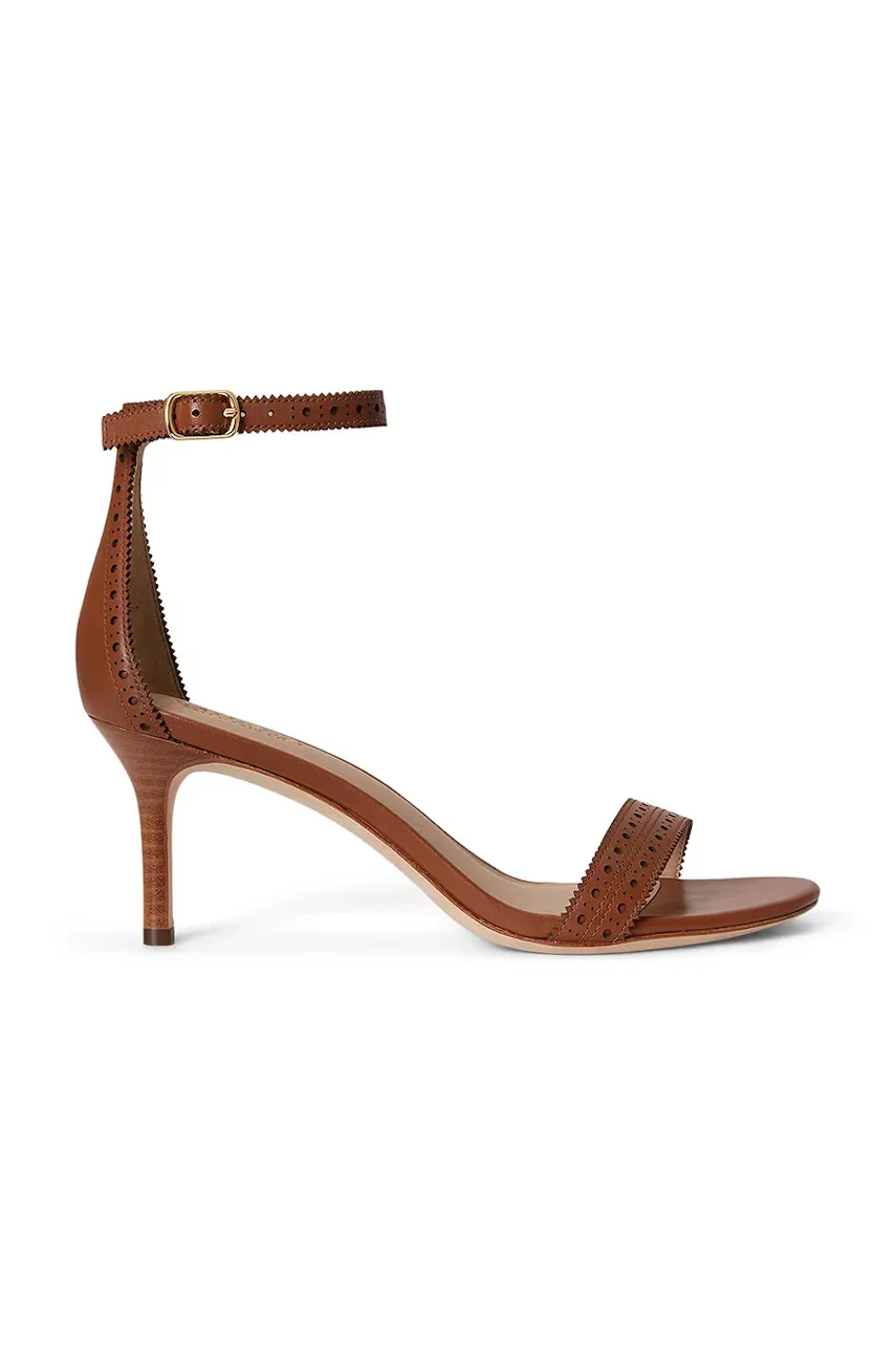 Lauren Ralph Lauren sandale cu toc înalt din piele Allie M