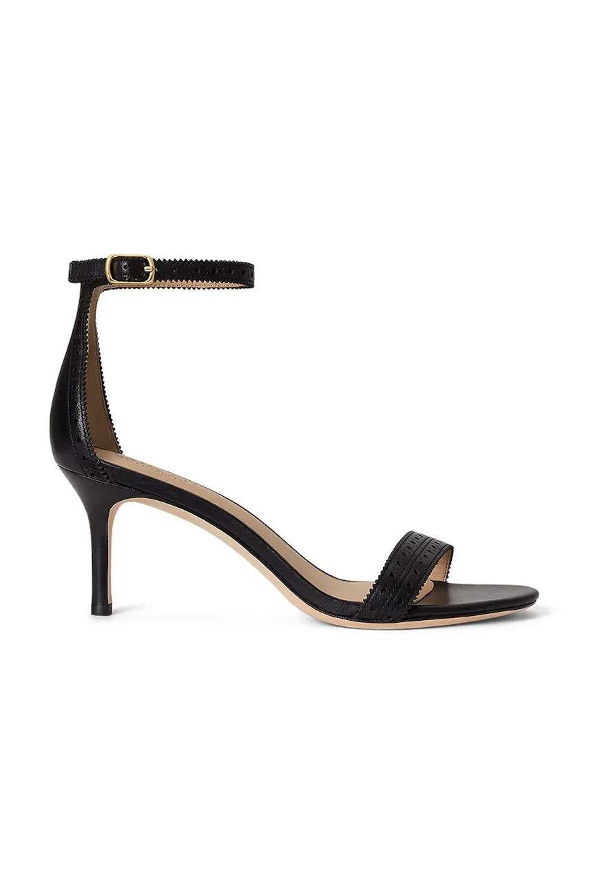Lauren Ralph Lauren sandale cu toc înalt din piele Allie M
