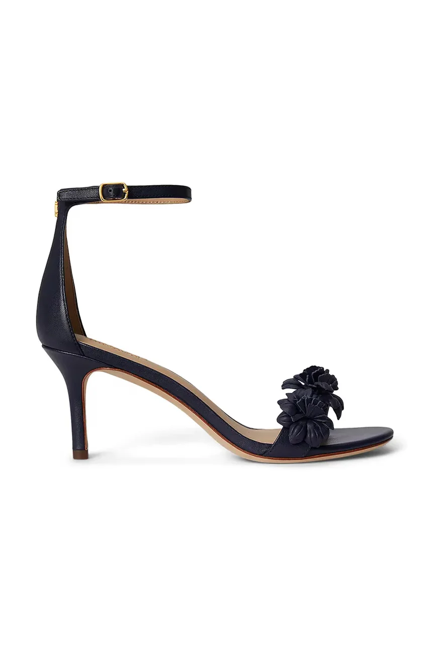 Lauren Ralph Lauren sandale cu toc înalt din piele Allie M Flwr