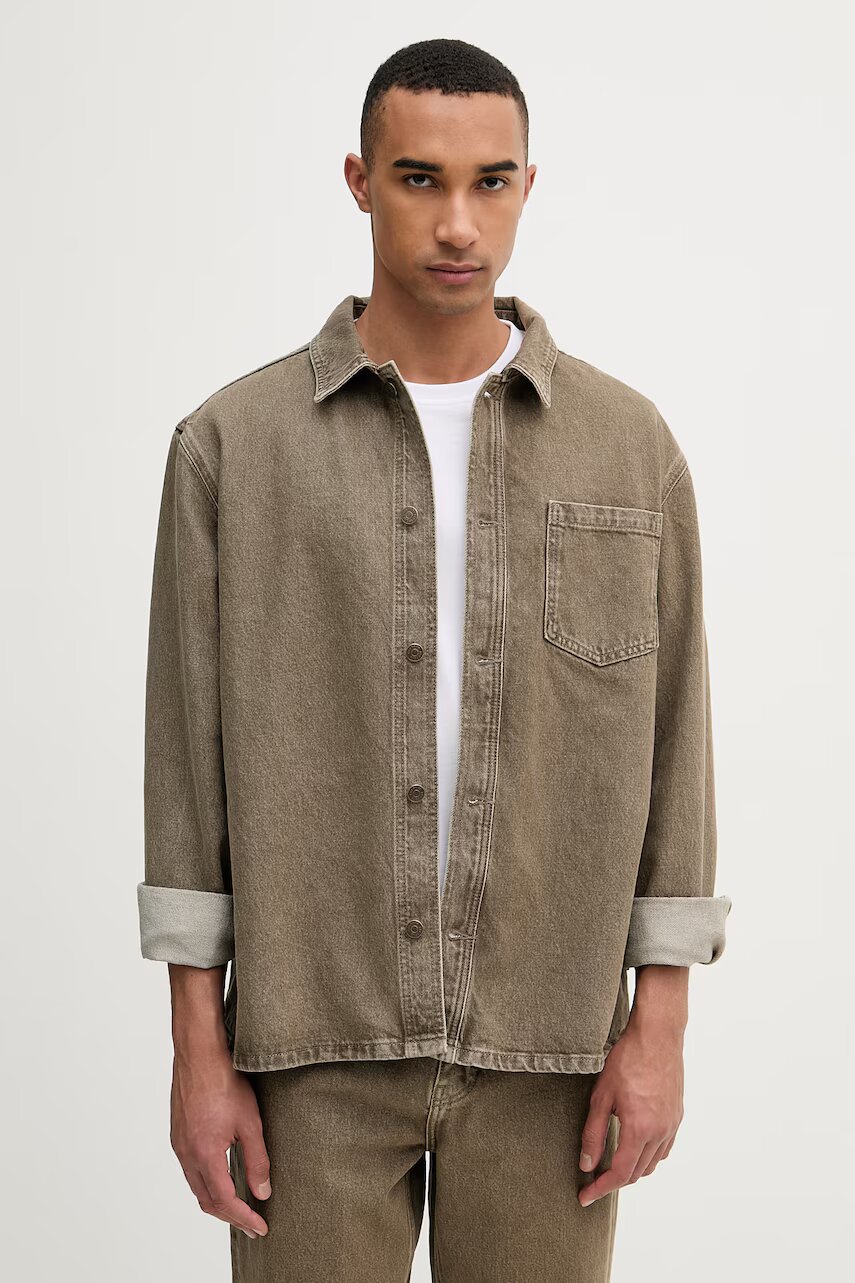 Les Deux cămașă pentru bărbați din denim