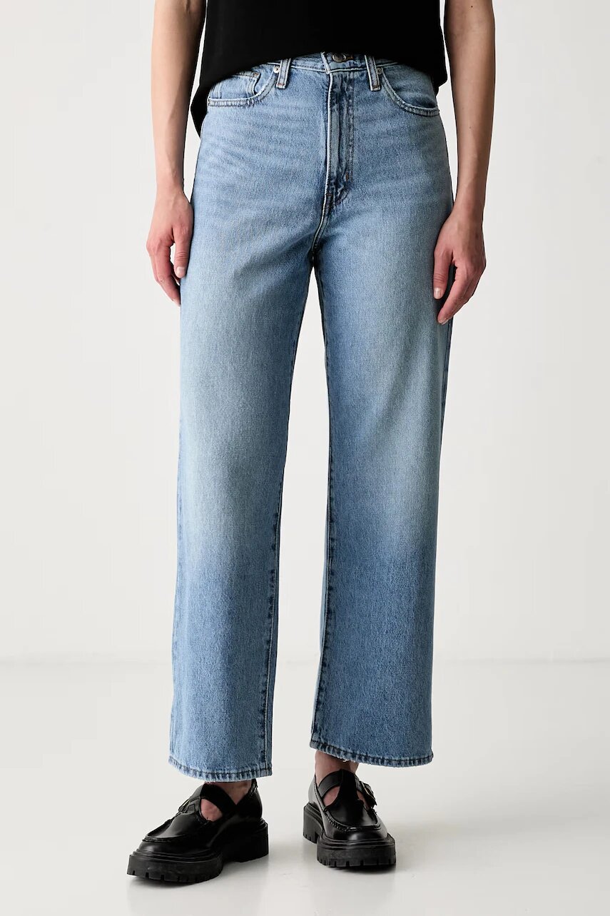 Levi's blugi straight pentru femei HIGH WAISTED STRAIGHT