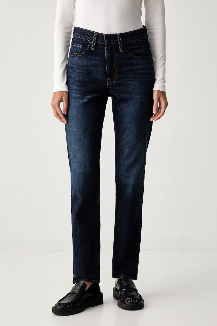 Levi's blugi wide leg pentru femei 724 HIGH RISE STRAIGHT