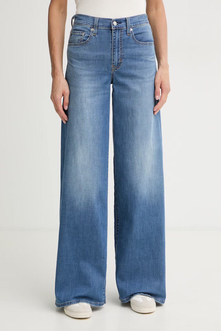 Levi's blugi wide leg pentru femei 728 HR WIDE LEG