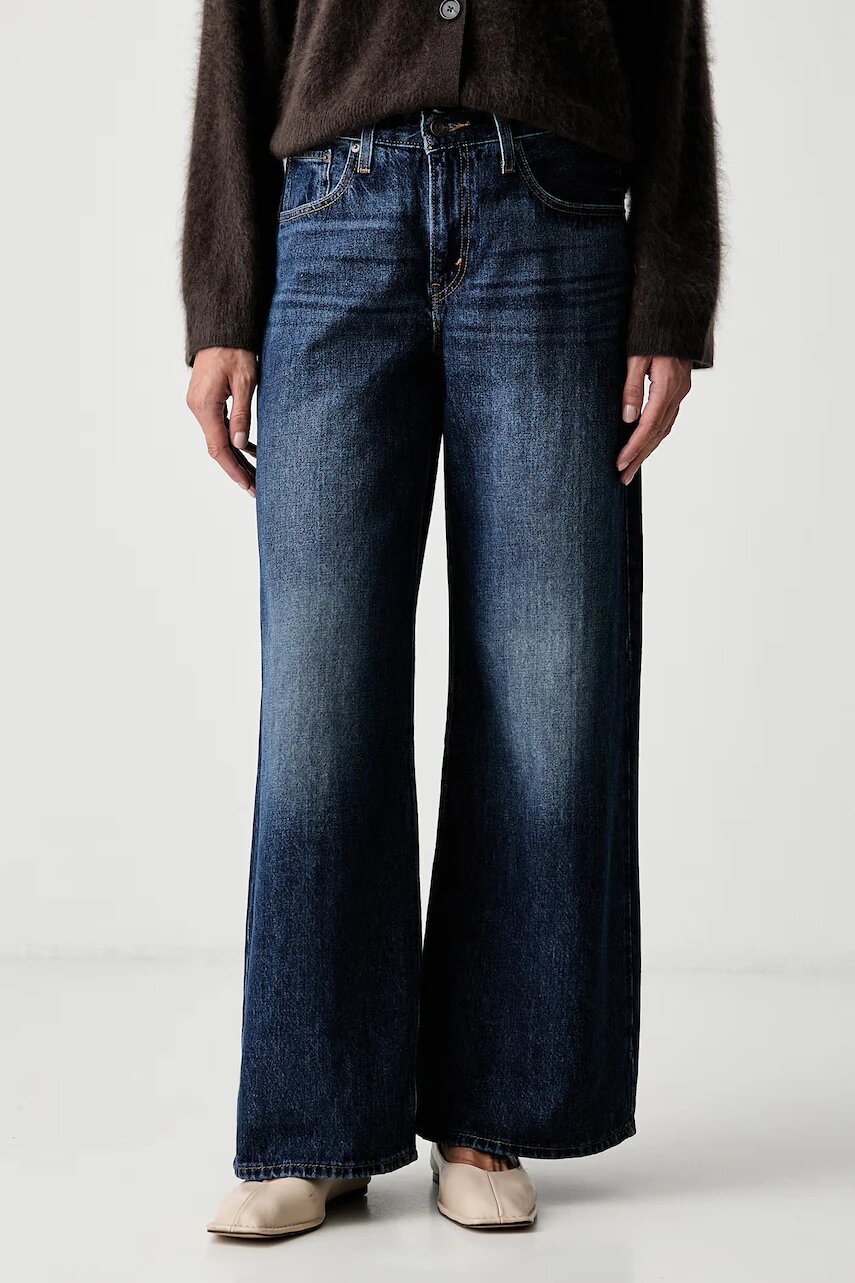 Levi's blugi wide leg pentru femei MIDDY WIDE LEG