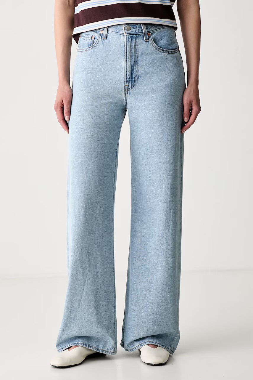 Levi's blugi wide leg pentru femei RIBCAGE WIDE LEG