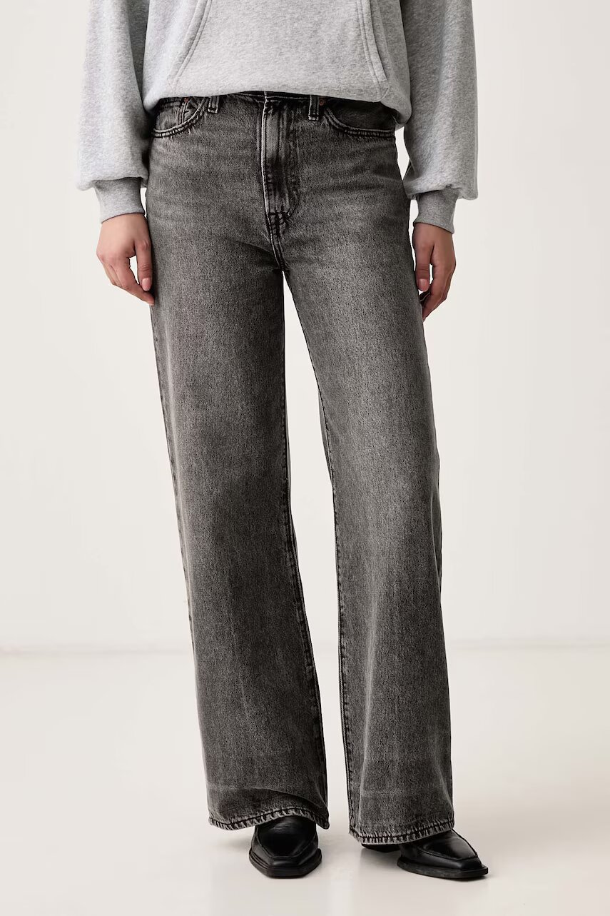 Levi's blugi wide leg pentru femei RIBCAGE WIDE LEG