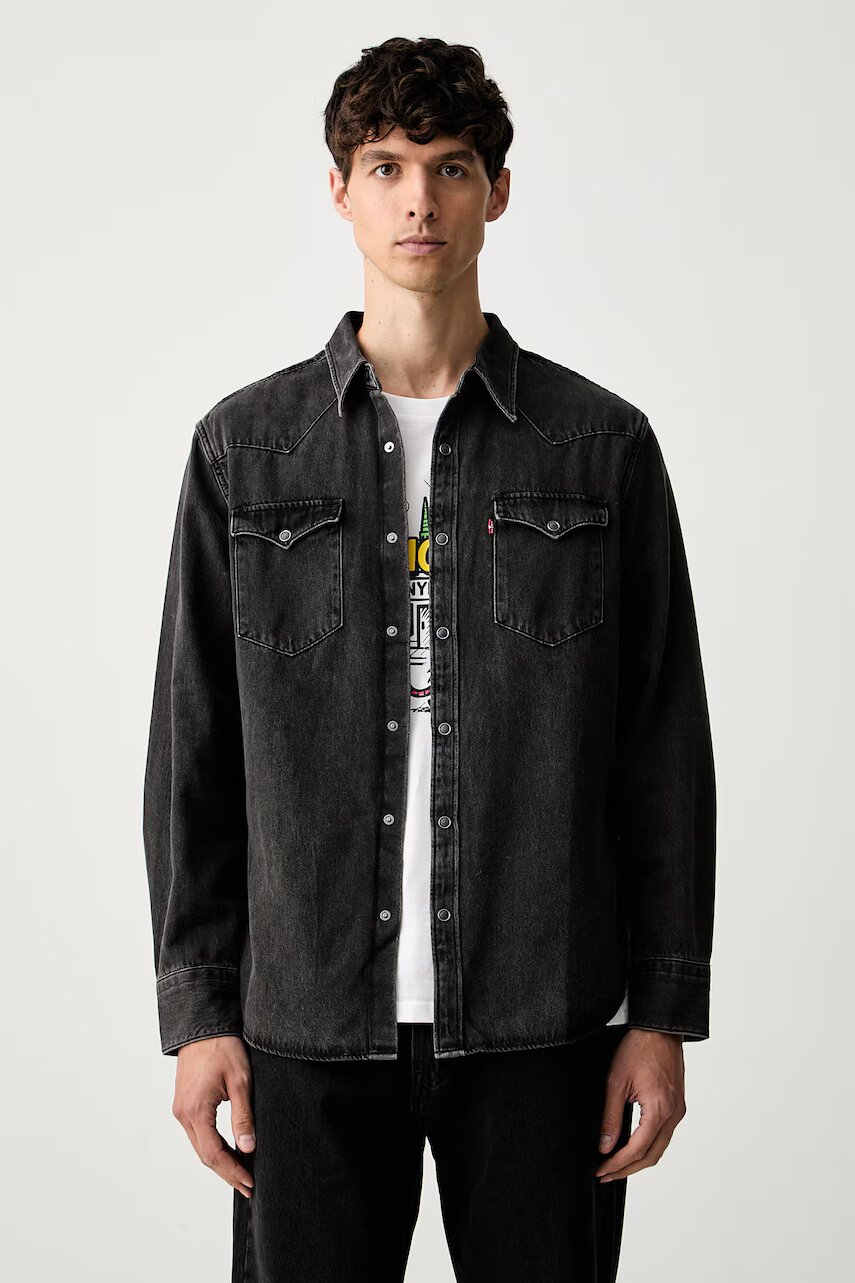 Levi's cămașă pentru bărbați din bumbac BARSTOW WESTERN STANDARD