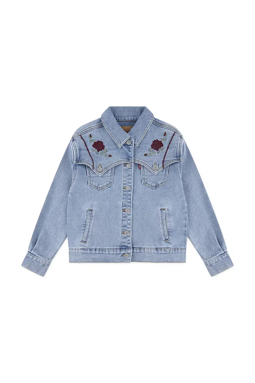 Levi's geacă copii OVERSIZED WESTERN TRUCKER