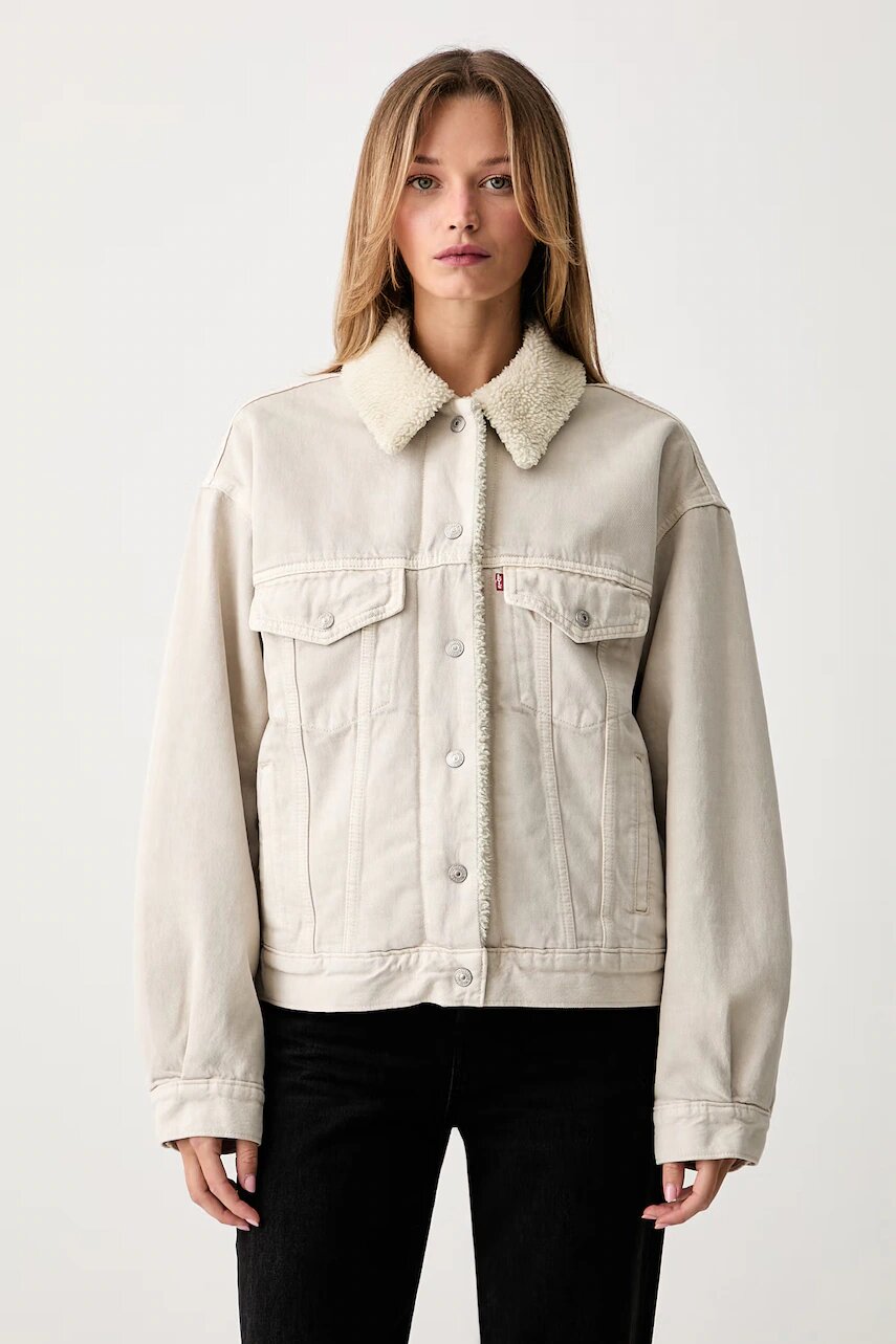 Levi's geacă de blugi pentru femei din denim 90S SHERPA