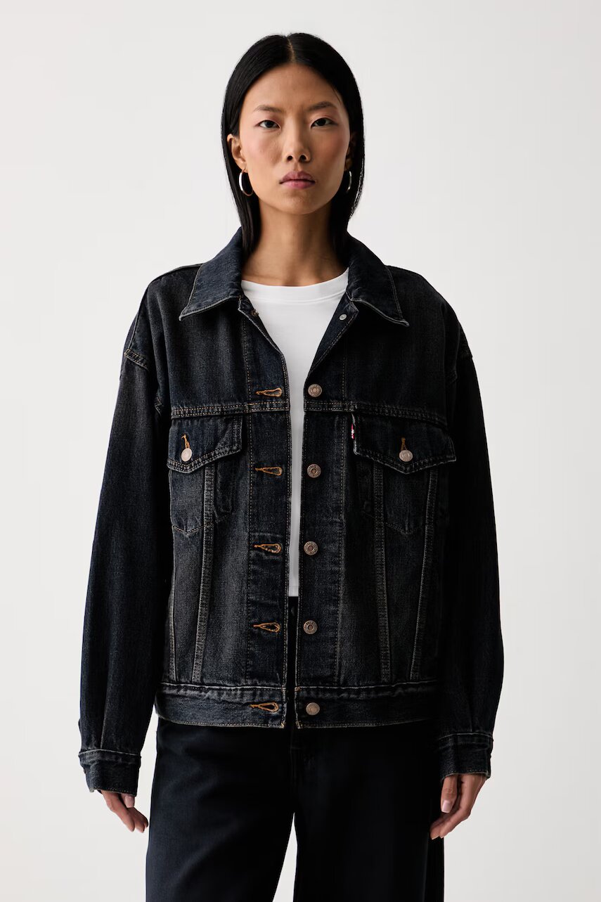 Levi's geacă oversize pentru femei din denim 90S TRUCKER