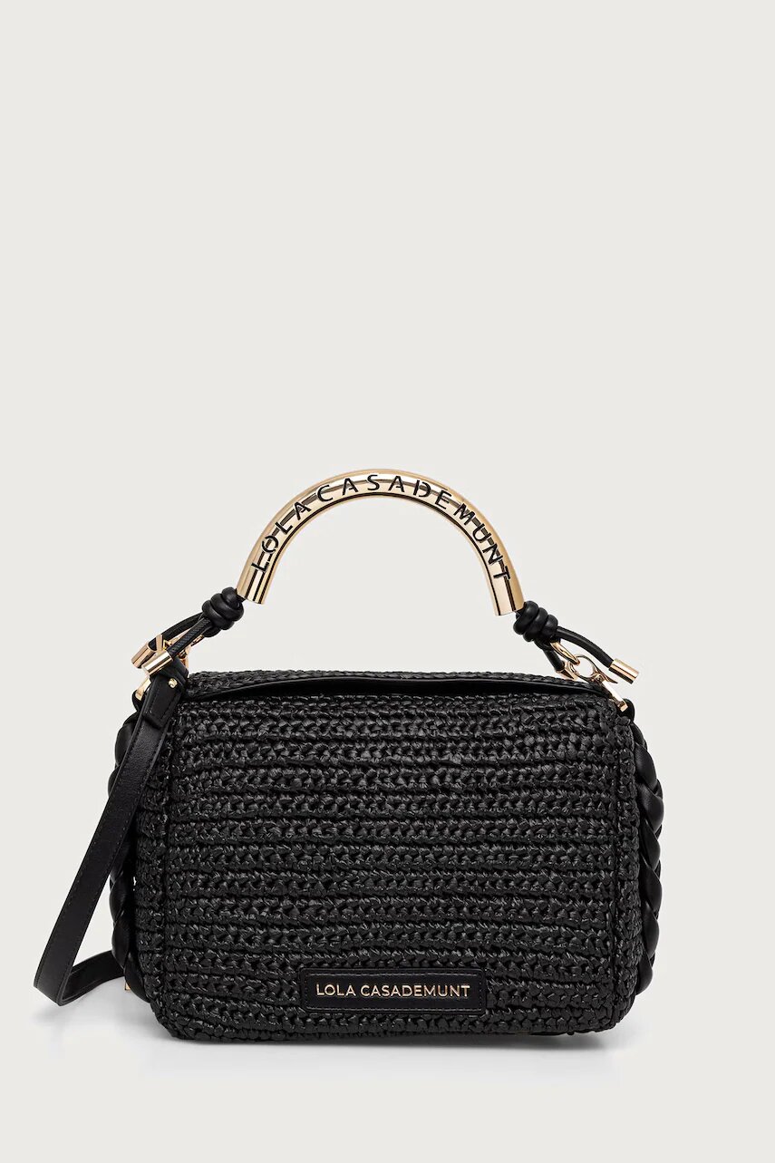 LOLA CASADEMUNT geantă crossbody pentru femei împletită
